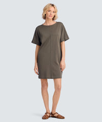 Women's Merino Boatneck T-Shirt Dress
