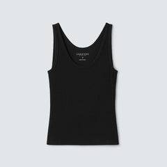 Women's Petite Merino Rib Scoop Neck Tank