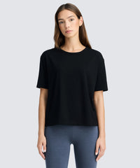 Women's Relaxed Merino Crew Neck T-Shirt