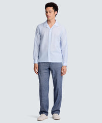 Men's Merino Linen Button-Up