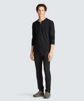 Men's Long Sleeve Merino Henley