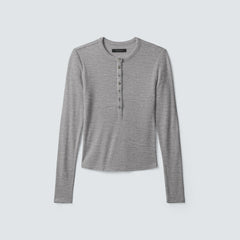Women's Merino Rib Henley