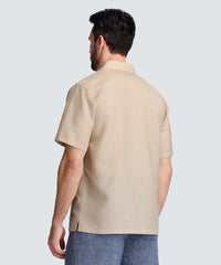 Men's Merino Linen Tropical Shirt
