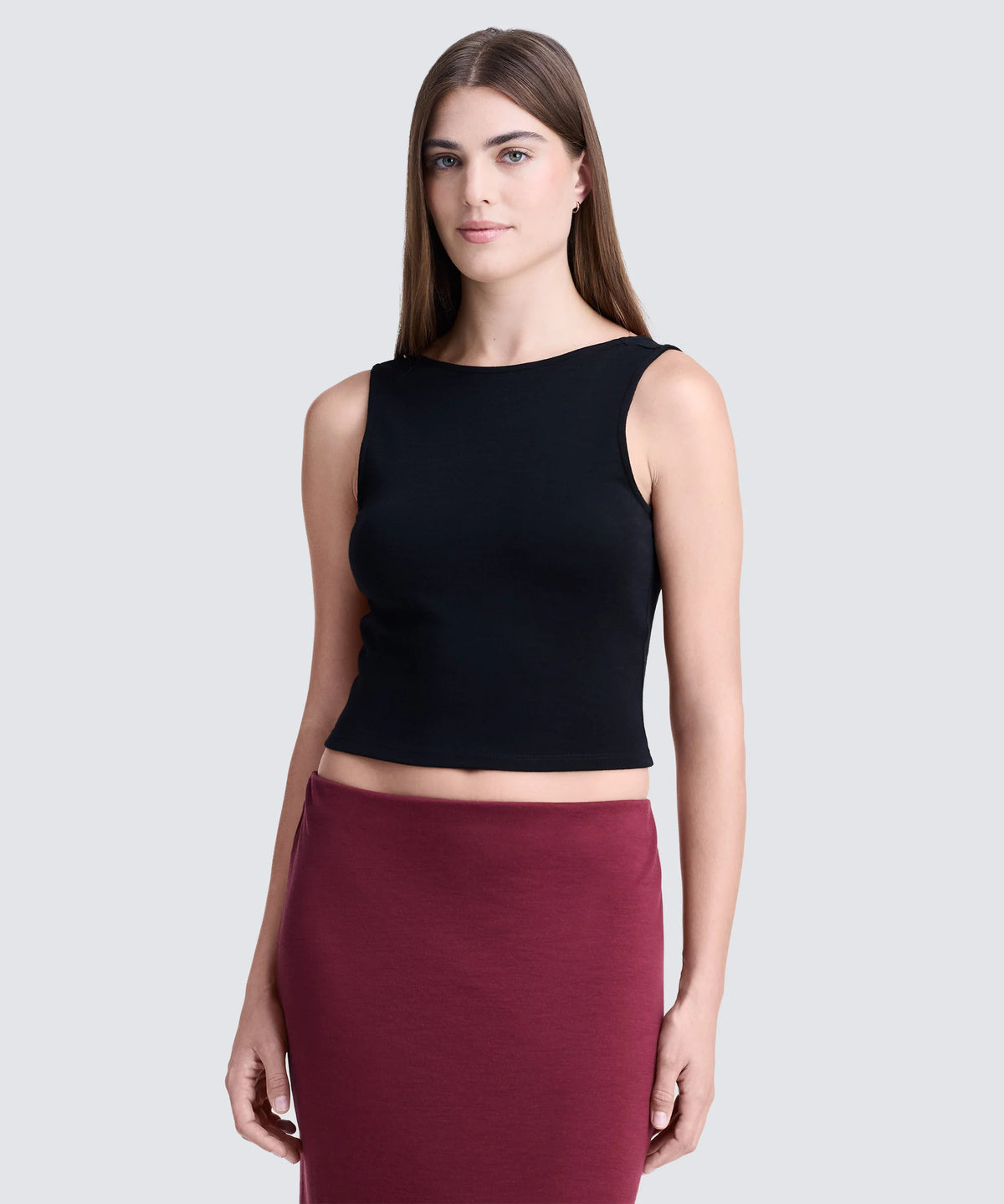 Women's Merino Cropped Tank